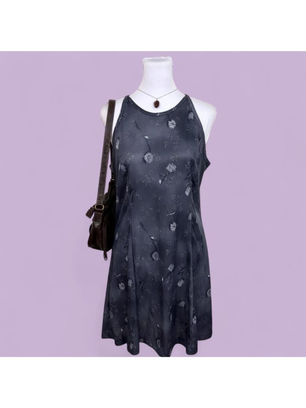 90s ditsy floral whimsygoth dress